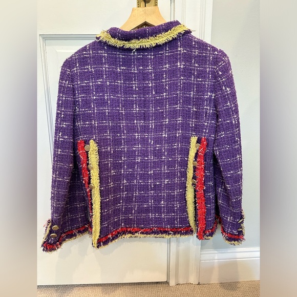 ***SOLD*** Chanel Purple Tweed Jacket- Spring 2006 Runway - Picture 5 of 11